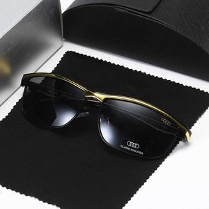 Fashion Audi top solglasögon 2023 Nya högupplösta polariserade solglasögon för män Toad Driving Glasögon Tide 551 med logolåda