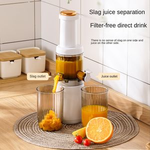 Frukt Grönsaksverktyg Mini Slow Juicer Skruv Kallpress Extraktor Patenterad filterfri Elektrisk Frukt Grönsaksjuicer Maskin Modell-Portabel 230710