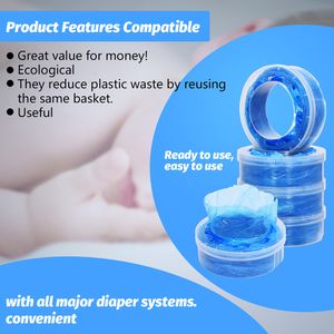 Trash Bags Infant Diaper Bag Refill Garbage for Tommee Tippee twist Bucket Replacement For Genie Pails 230711