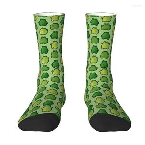 Erkek Socks Frog Trio Doodle Crew Unisex Fun 3D baskı elbisesi