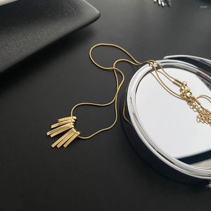 Подвесные ожерелья ожерелья из нержавеющей стали для женщин дизайна моды моды подвески для воротнич
