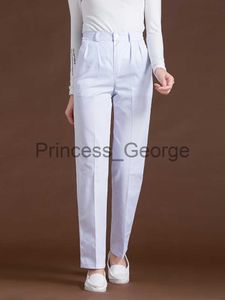 Altri Abbigliamento Infermiera Pantaloni Pantaloni da lavoro bianchi Pantaloni elastici Vita Spessa Sezione sottile Infermieristica medica Abbigliamento uniforme Donna Spodnie Medyczne x0711