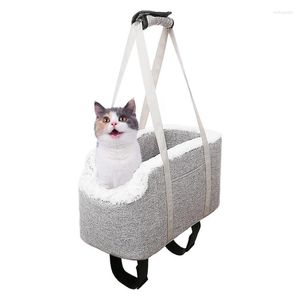 Capas para assento de carro para cães, bolsa portátil para gatos com alças, proteção de privacidade para animais de estimação, viagens suaves para carros, veículos utilitários, caminhões