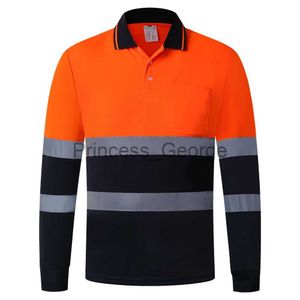 Other Apparel Reflective t Shirt Men High Visibility Reflective Safety Shirt hi vis Workwear Clothes Work Shop Shirt Men Mechanic x0711