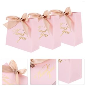 Gift Wrap 30 Pcs Candy Holder Pink Party Goodies Maid Honor Gifts Fruit Bag Birthday Sweets Packaging