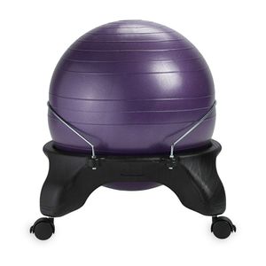 Sedia senza schienale Balance Ball, viola, 52 cm