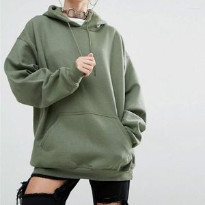 Women's Hoodies Fashion Loose Solid Color Autumn And Winter Hoodie Sports Bat Long-sleeved Sweater Women Oversized Sweatshirt