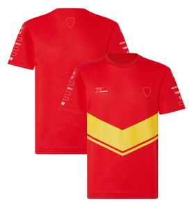 2023新しいF1レーシングスーツメンズレーサーTシャツ高品質のカスタマイズ可能なチームユニフォーム