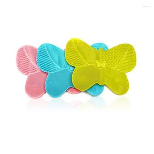 Makeup Brushes 4 Color Silicone Brush Cleaner Pad With Suction Cup Washing Gel Cleaning Mat Foundation