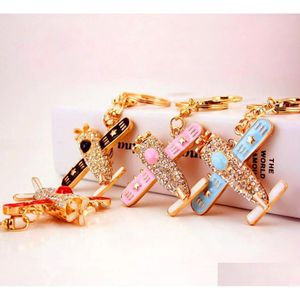 Porte-clés Fedex Bijoux Avion Hélicoptère Modèle Métal Party Favor Pendentif Chaîne Hommes Moto Petit Cadeau Rapide Bes121 Drop Deliver Dhwcv