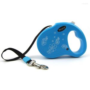 Collari per cani ABS Trattore per animali domestici 3 metri Dispositivo retrattile automatico Squisite forniture di catene per gatti a corda durevole