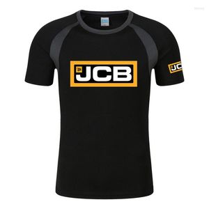 Camisetas masculinas Midnight Star Excavator Jcb Impressão Moda 2023 Verão Mangas Curtas Secagem Rápida Slim All-Match Casual T-Shirt Tops