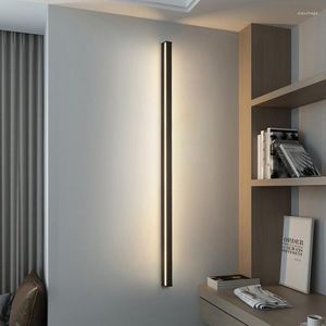 Wall Lamp Creative LED Strip Linear Light For Bedroom Bedside Lights Modern And Simple Nordic Living Room Lighting Fixtures