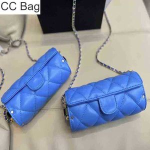 CC Bag Shopping Bags Ladies Luxury Mini Flap Solid Color Genuine Leather Crossbody Designer Handbag Brush Pot Shape Wallet Chains Quilted Sh