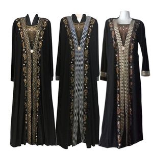 Mode arabiska muslimska Abaya klänning Islamiska kläder för kvinnor Dubai Kaftan Abaya klänning turkiska muslimska klänningar Modest Abaya klänningar193g