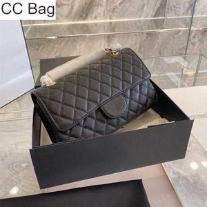 10A CC Bag 20/25cm مصمم كلاسيكي حقائب الحبوب الكافيار الكافيار حقائب اليد الحقيقية للمحفظة النساء من سلسلة الذهب الكتف حقيبة يد الكتف