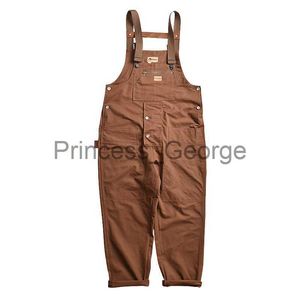 Andere Bekleidung Amekaji Multipocket Overalls Herren Outdoor Arbeitskleidung Kleidung Retro Casual Lose Baggy Cargo Hosen Hosen Arbeits Overall Männer x0711