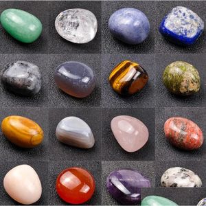 Kamień naturalny Irregar Rose Quartz tygrysie oko agat okaz uzdrawiający kryształ Reiki rzemiosło miniaturowe nieporowate okrągłe luźne krople dostarczyć Dh5Eo