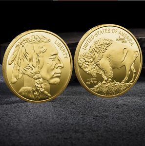 Medalha comemorativa de moeda de prata banhada a ouro para artes e ofícios