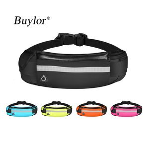 Waist Bags Buylor Sports Pack Men Belt Pouch Women Running Bag Waterproof Fanny Wallet Portable Phone Holder Gym 230711