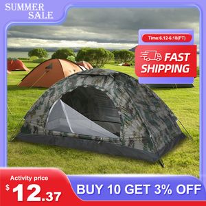 Tents and Shelters Ultralight Camping Tent Portable Tent Outdoor UPF 30 Anti-UV Coating Beach Tent for Hiking Fishing Picnic Backpacking 230711
