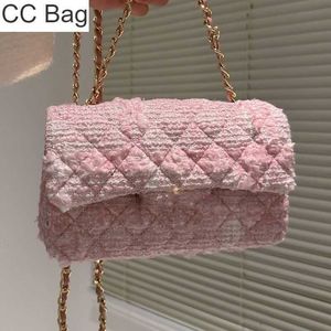 10A CC Bag Designer Women Tweed Quilted Mini Crossbody Bag France Paris Luxury Brand Houndstooth Woolen Flap Shoulder Bags Lady Cross Body Chain Strap Messenger Hand