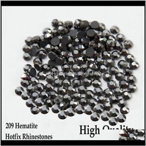 Sewing Notions Tools Apparel 209 Hematite Flatback Ss6Ss30 Different Sizes Iron On Fix Rhinestones For Diy B0I7Y322a