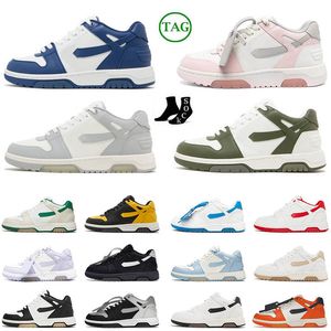 Top Leather Out Of Office Low Tops OOO Platform Designer Shoes For Walking Off Mens Women Casual Black White Pink Green Flat Blazer Sneakers Trainers 36-45