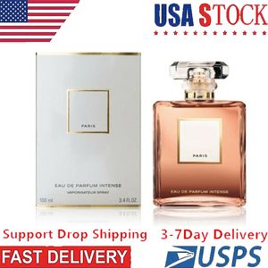 Бесплатная доставка в США за 3-7 дней Mademoiselle 100 мл eau de perfume Женщина Парфюм Элегантный и очаровательный ароматический спрей Восточные цветочные ноты