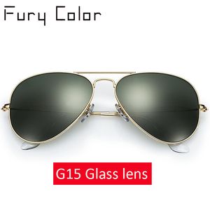 Echtglaslinse klassische Vintage Sonnenbrille Damen Herren Luxus Design Marke Fahren Retro Sonnenbrille Damen Sonnenbrille für Männer