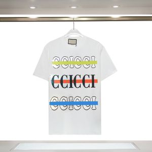 Mens Designers T Shirt Uomo Donna Fashion Colorful Lettera Stampa T-shirt Abiti firmati Tee Shirt Casual Homme S-2XL