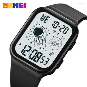 Relógios de pulso Relógio Digital Luz Led Moda Relógios Masculinos Marca Original SKMEI Relógio de Pulso Contagem Regressiva Relógio Despertador Impermeável Reloj Hombre