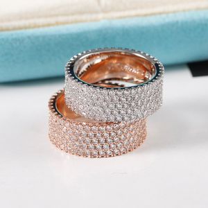 Designerski pierścionek luksusowe pierścionki Klasyczna biżuteria 925 Sterling Silver pierścionki z palcem wskazującym kobieta para biżuteria prezenty Prosty spersonalizowany styl