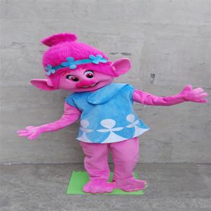 Traje de mascote de princesa de luxo para adulto fantasia 240a