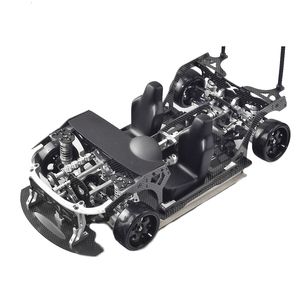 Diecast Model Fijon 1 10 FJ9 Конструкция переднего двигателя RC Drift Car 230710