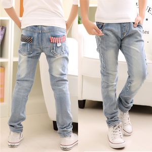 Jeans Boy s jeans Children s clothing boys spring and autumn splash ink children pants 3 4 5 6 7 8 9 10 11 12 13 14 years old 230711