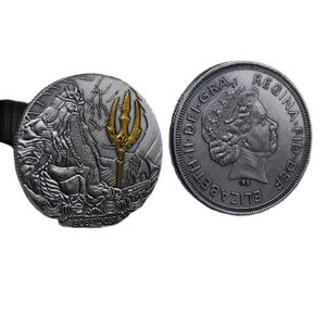 Konst och hantverk Jubileumsmynt Jubileumsmynt metall retro lucky coin guard spot