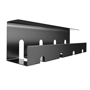 Держатели хранения стойки железные офис с винтами Power Strip Home Bord Raceway Grave Labe Weorge Organizer под настольным лотками управления кабелями Keep Tidy 230710