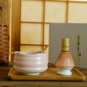 Weingläser, 4-teilig, japanisches Matcha-Set, sicherer Bambus-Schneebesen, Teelöffel, Tee-Sets, Innengetränkeladen, Teezubereitungswerkzeuge, Zubehör, Geburtstagsgeschenke, 230710