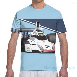 T-shirt da uomo Brabham BT44B T-shirt da uomo da donna All Over Print Fashion Girl Shirt Boy Tops T-shirt a maniche corte
