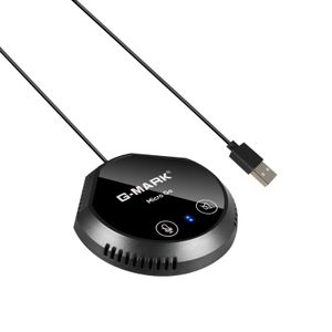 Alto-falantes USB G-MARK Micro Go Bluetooth Viva-voz para conferência com microfone Compatível com as principais plataformas, Home Office para computador Plug and Plays