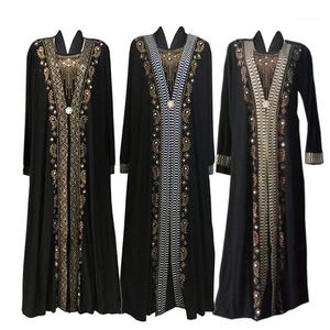 Odzież etniczna bangladesz dubaj Abaya Kimono kaftan marokański hidżab suknia wieczorowa szata Djellaba Abayas dla kobiet islamski Clot2119