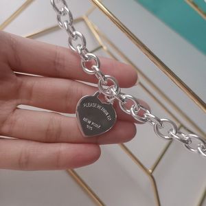 nya 45cm 50cm 60cm halsband för kvinnor trendiga silver Armband halsband förlängare länk kedja kärlek hårdvara designer Kvinnor Män par presenter flickor Bröllopsfest