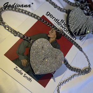 Cinture industria pesante Rhinestone Love Waist Chain Female IN Mini con maglione cintura con maglione facile abbinamento a vita decorazione della borsa a tracolla