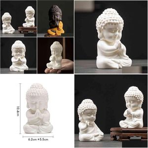 Candele che pregano Buddha Sile Candela Stampo Cera profumata Mod Decorato Resina epossidica Artigianato Stampi Aroma Gesso H1 Consegna goccia Casa Giardino Dhmdg