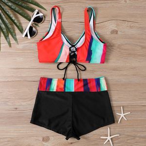 Cover-up 2023 Women New Design Printing Swimwear Two Piece Set Beachwear Swim Suit Vintage Bathing Suit Summer High Waist Swimsuit Bikini