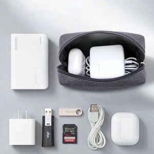 Storage Bags Travel Digital Bag Cable USB Earphone Holder Water-proof Oxford Cosmetic Beauty Case Bathroom Toiletry Sundry Organizer