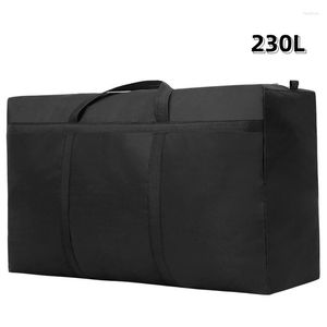 Duffel Bags Foldable Oxford Cloth Hand Luggage Bag For Men High Capacity Portable Travel Clothes Storage Zipper Unisex Moving