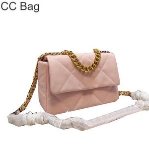 Torba CC 10A Francja 19 Top damski Torby z prawdziwej skóry jagnięcej Projektant Pojedyncza klapa Pikowana Matelasse Torba zewnętrzna Sacoche Street Złoty łańcuszek Totes Crossbody Shoulder Luxury Handb