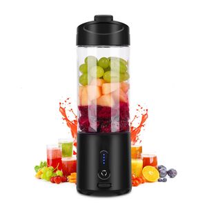 Frukt Grönsaksverktyg Uppladdningsbar 6 Baldes personlig mixer för shakes och smoothies Kraftfull Usb Juicer Cup Frukt Fresh Juice Mixer 230710